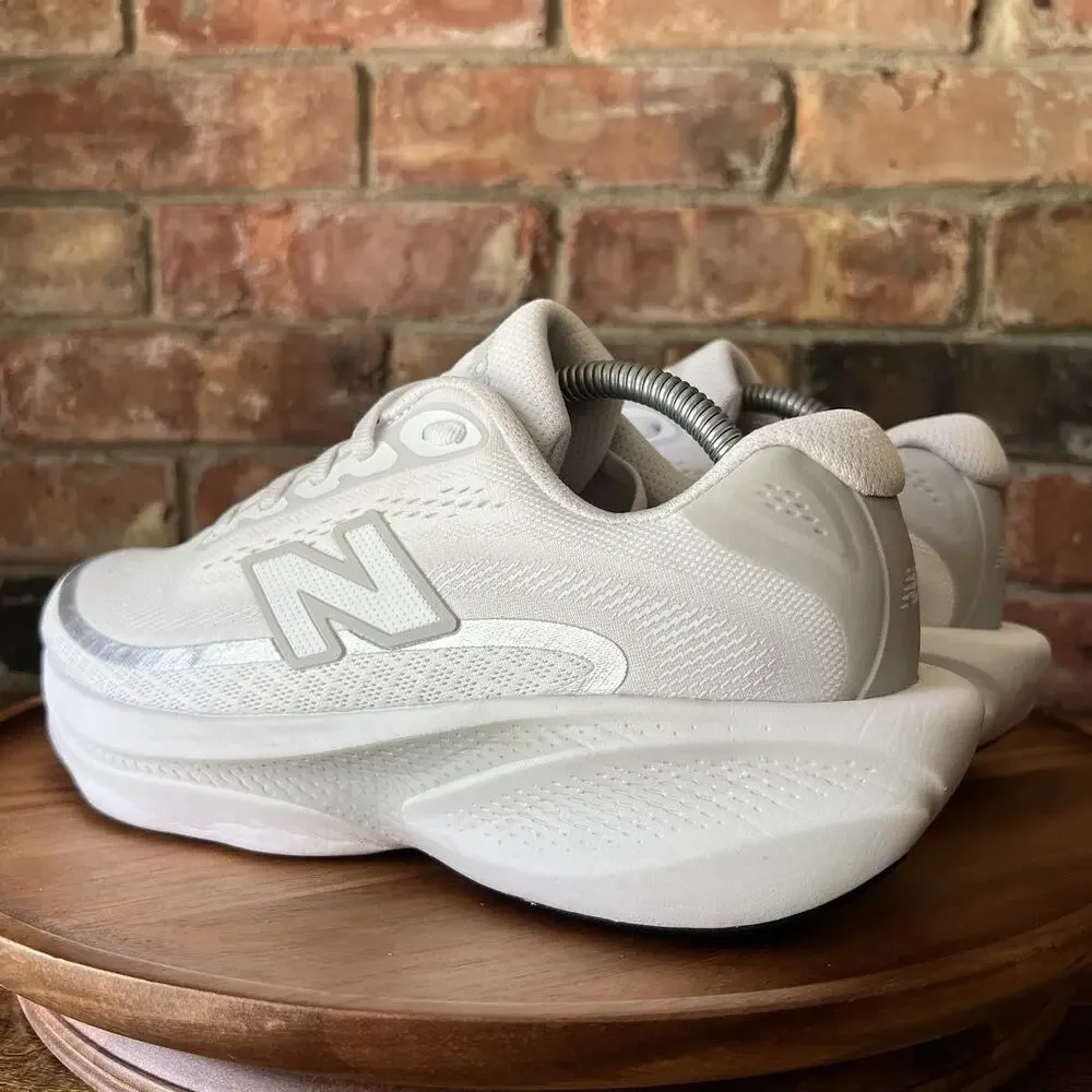 New Balance Ellipse V1 Womens 7.5 White Gray Cushioned Running Shoes Sneakers